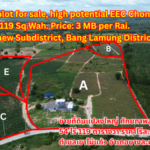 Large land plot for sale, high potential EEC Chonburi. Size: 54 Rai 119 Sq.Wah. Price: 3MB per Rai. ,Khao Mai Kaew Subdistrict, Bang Lamung District, Chonburi.ขายที่ดินแปลงใหญ่ ศักยภาพสูง EEC ชลบุรี 54 ไร่ 119 ตารางวา ราคาไร่ละ 3 ล้านบาท ตำบลเขาไม้แก้ว อำเภอบางละมุง จังหวัดชลบุรี出售大地块，位于春武里府EEC高潜力地段。面积54莱119平方哇，每莱售价300万泰铢。位置在春武里府 Bang Lamung 县 Khao Mai Kaew 镇。
