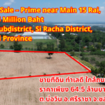 Land for sale, Purple Zone, prime location near main road, 15 rai, only 64.5 million baht, Bo Win Subdistrict, Si Racha District, Chonburi Provinceขายที่ดิน ทำเลดี ใกล้ถนนใหญ่ ขนาด 15 ไร่ ราคาเพียง 64.5 ล้านบาท ตำบลบ่อวิน อำเภอศรีราชา จังหวัดชลบุรี出售紫色地块，黄金地段，临近主干道，面积15莱，仅售6450万泰铢，春武里府诗拉差县博文分区