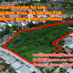 Large potential land plot for sale, 12 Rai 167 Sq.Wah, Price 218,548,000 THB, Kathu Subdistrict, Kathu District, Phuketขายที่ดินแปลงใหญ่ทำเลศักยภาพ 12 ไร่ 167 ตารางวา ราคา 218,548,000 บาท ตำบลกระทู้ อำเภอกะทู้ จังหวัดภูเก็ต普吉岛卡图区潜力地段大面积土地出售，面积12莱167平方哇，售价218,548,000泰铢，卡图区卡图县卡图分区